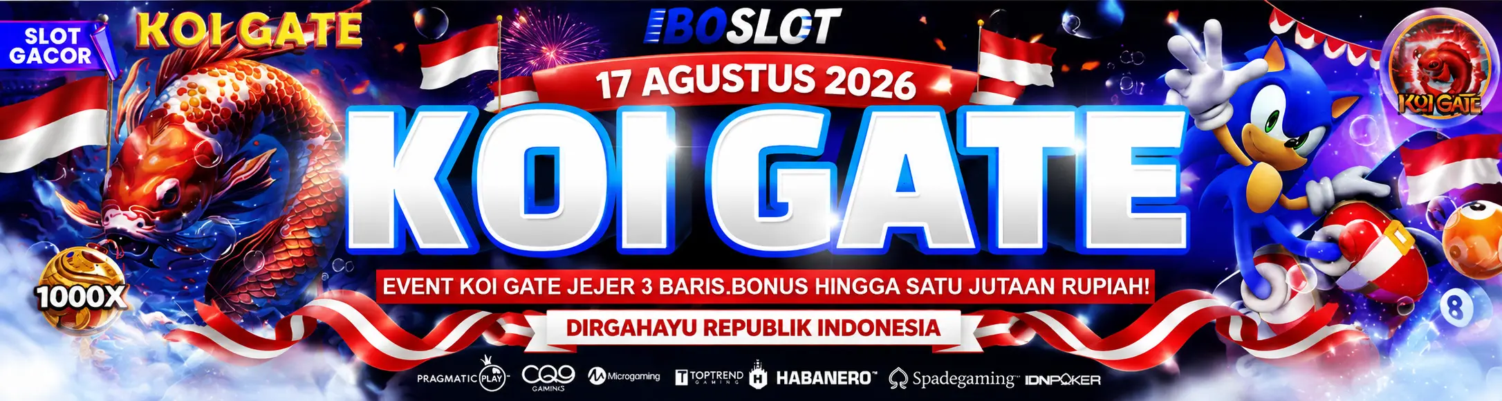 BANNER KOI GATE JEJER 3